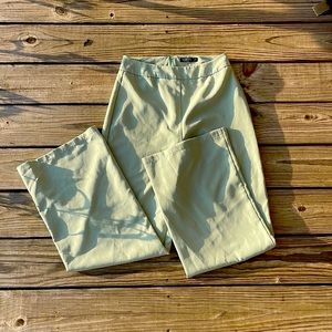 Sage green wide leg trousers NASTYGAL